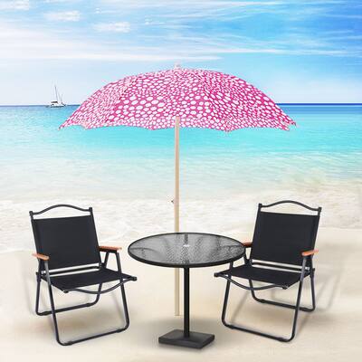 Low Seat Lightweight Folding Beach Chair High Back Sand Chair