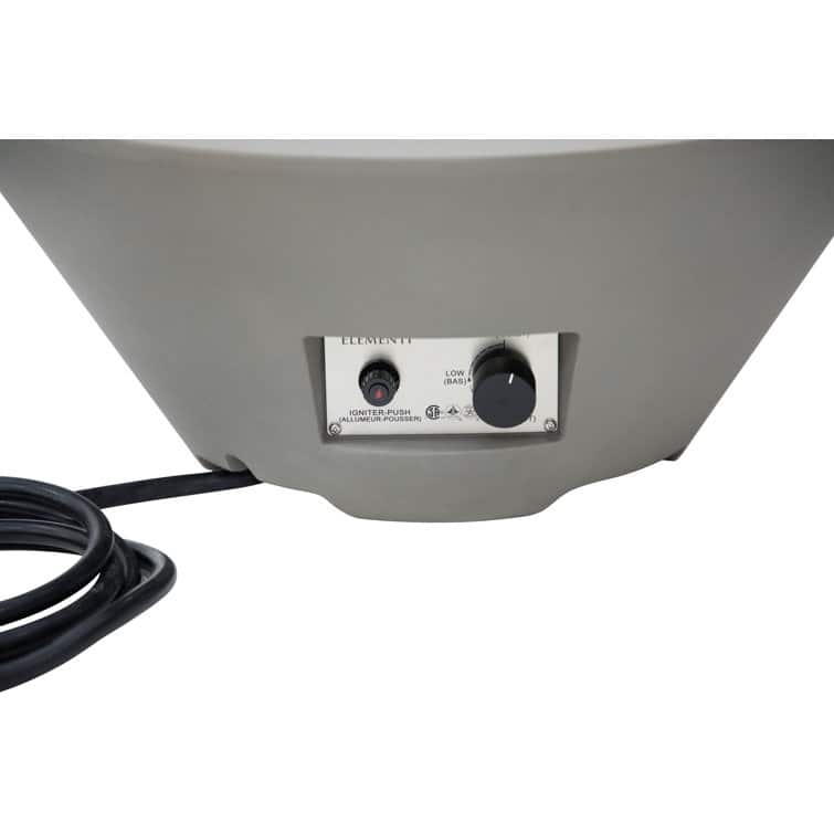 Portland 27" Round Concrete Fire Bowl by AMS Fireplace