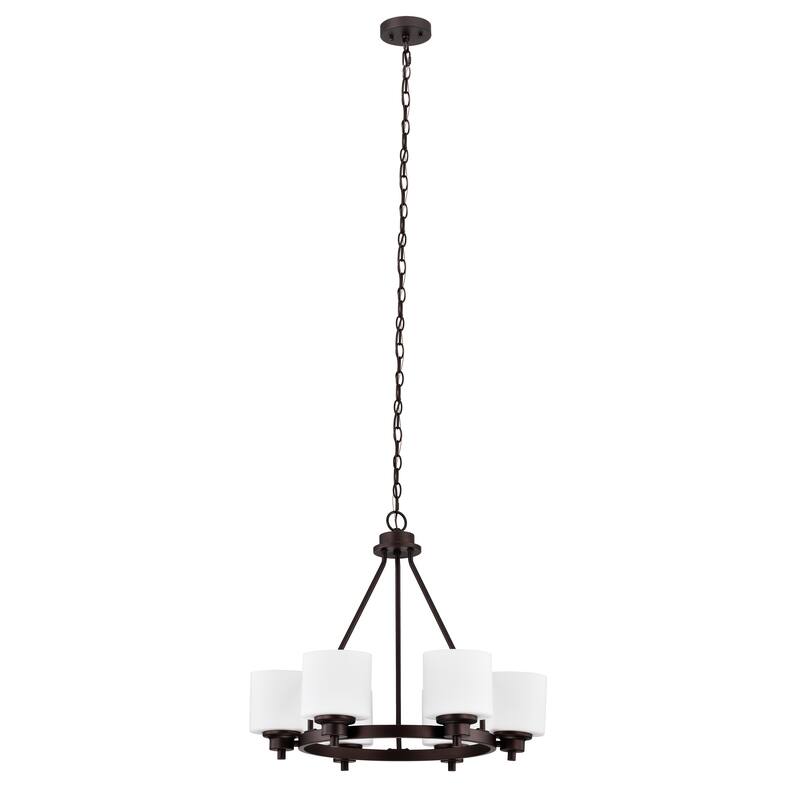 Transitional 6-light Chandleier