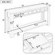 preview thumbnail 34 of 47, Merax Rustic Console Table with Storage Drawers and Bottom Shelf