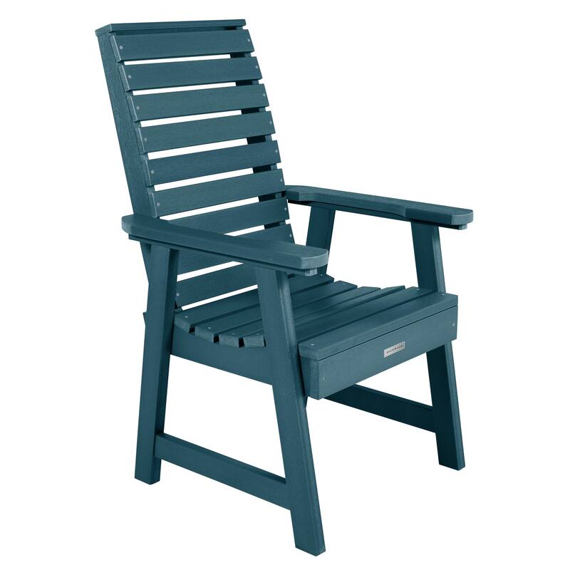 HIGHWOOD Weatherly Dining Height Outdoor Armchair - Nantucket Blue