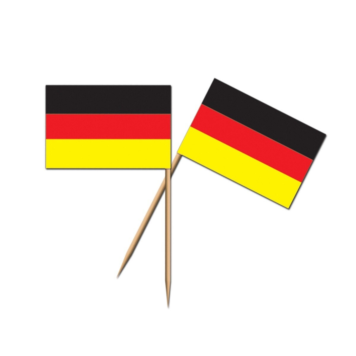 Shop Club Pack Of 600 Black Red Yellow Striped German Flag Food