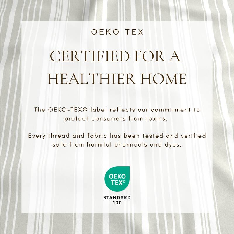 Linery & Co. Striped Brushed Microfiber Bed Sheet Set