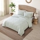 preview thumbnail 3 of 7, Tommy Bahama Pen And Ink Cotton Green Duvet Cover Set