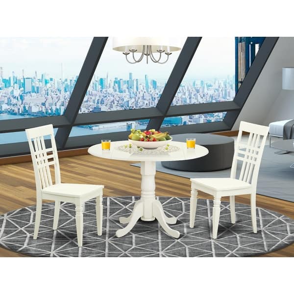Shop Dllg3 W 3 Piece Dining Room Table Set With One Dublin Dining
