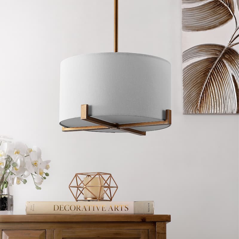 SAFAVIEH Lighting Rema Pendant - 14" x 14" x 7"