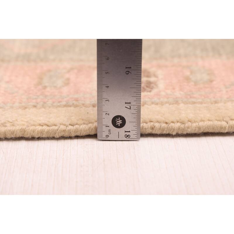 ECARPETGALLERY Hand-knotted Modern Oushak Cream Wool Rug - 7'10 x 9'11