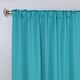 preview thumbnail 119 of 198, Superior Solid Machine Washable Room Darkening Curtains with Back Tabs, Set of 2