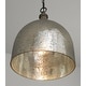 preview thumbnail 4 of 8, Inglewood 1-light Grey Wash/ Dark Pewter Hanging Pendant
