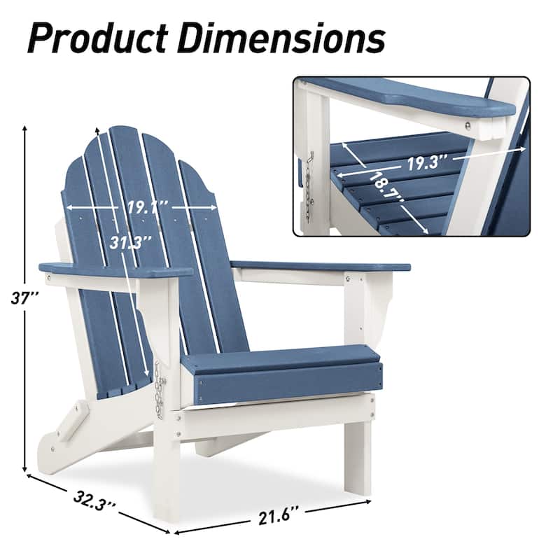 Aoodor Folding Patio Chairs - Stylish and Portable Seating