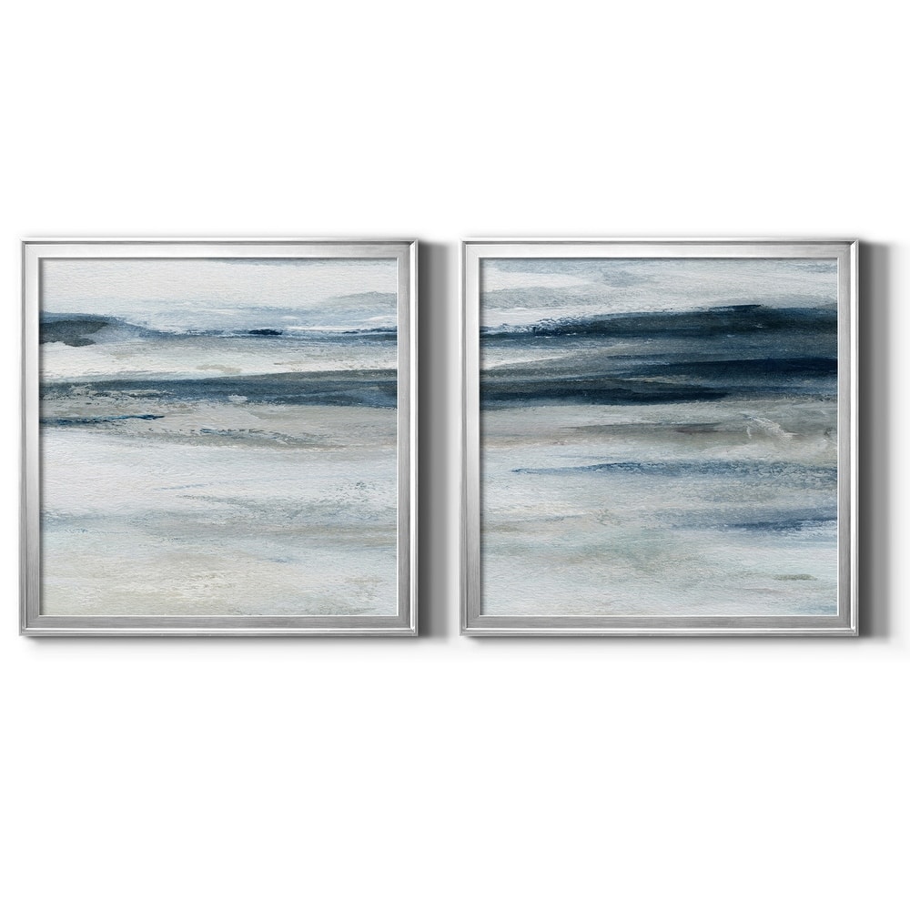 Ocean Currents II-Premium Framed Canvas - Ready to Hang - Multi-Color