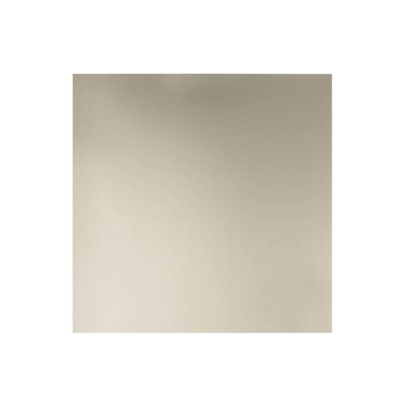 FASÄDE Flat Decorative Vinyl 2ft x 2ft Lay in Ceiling Panel in Brushed Nickel (5 Pack) - 12iin x 12in Sample - Brushed Nickel