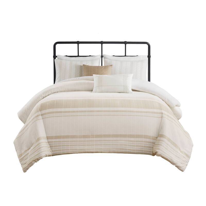 Harbor House Living Morgan 5 Piece Cotton Jaquard Duvet Set