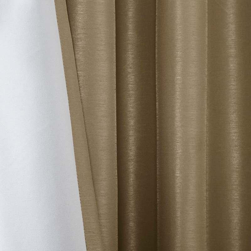 Madison Park Natalie Twist Tab Total Blackout Window Curtain Panel