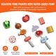 preview thumbnail 3 of 5, Kids BBQ Grill Playset, Wooden Grill Playset With Realistic Carbon Fire, Wooden Play Food Kitchen Accessory (26 PCS) - 26 PCS