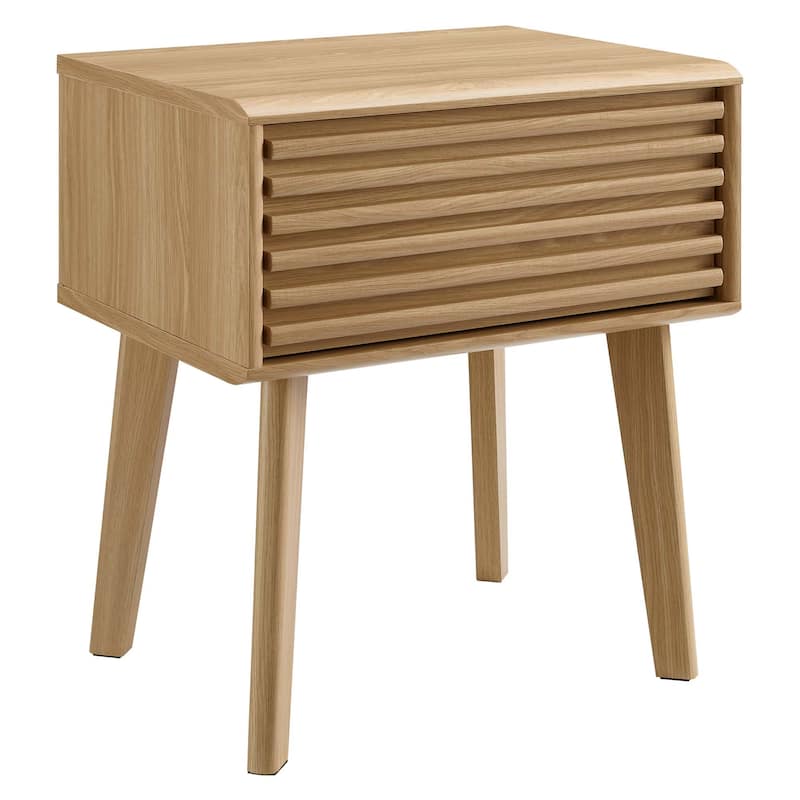 Render End Table - Oak