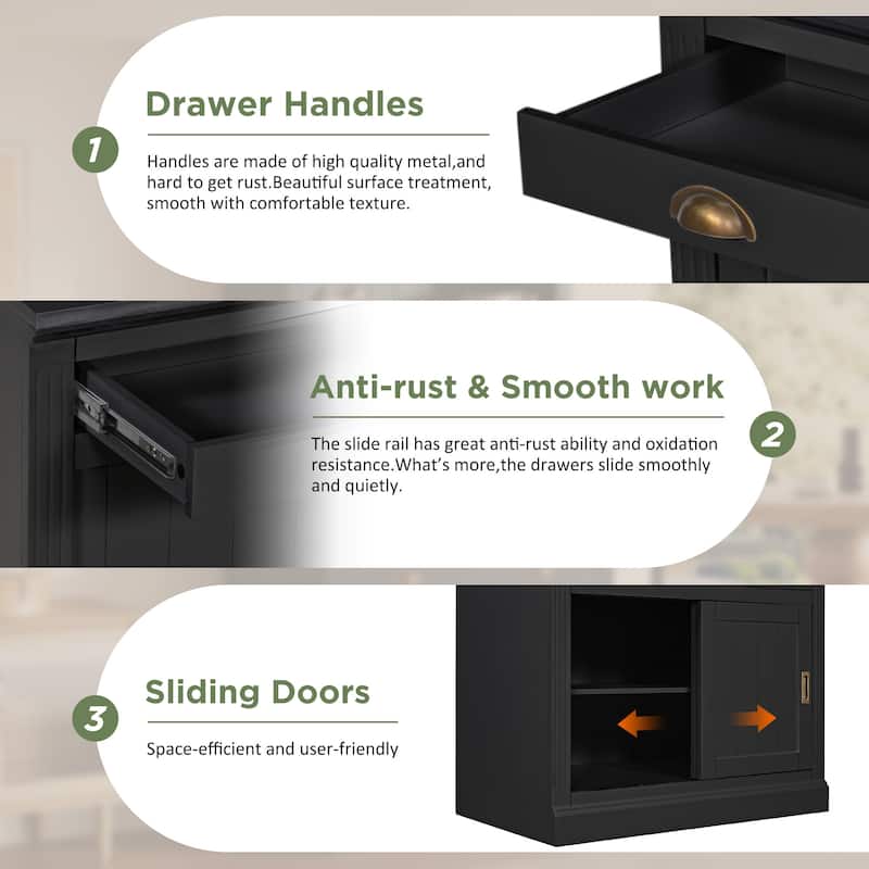 Modern Bookshelf Suite, 83.4" Wood Bookcase with Doors & Drawers, 4-Tier Large Storage Cabinet, Large LED Display Shelf