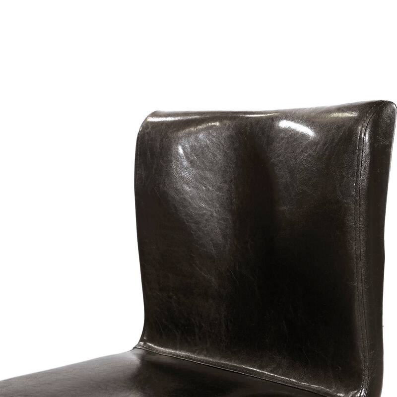 Hace Contemporary Black Swivel Counter Height Chairs (Set of 2) by Furniture of America
