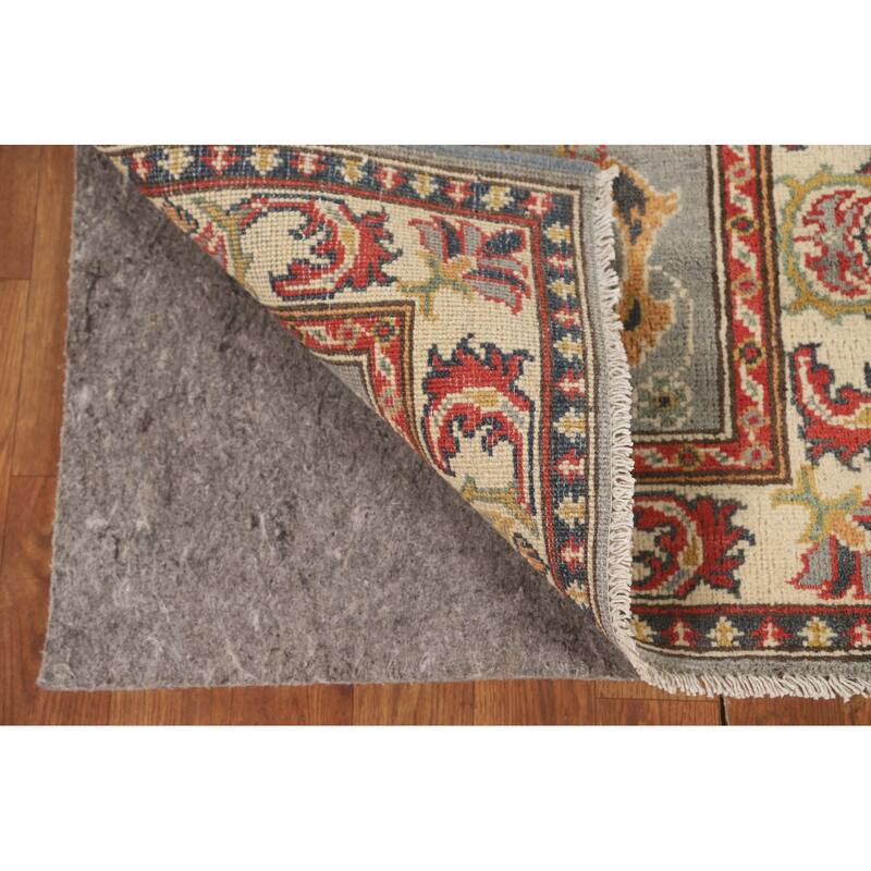 Floral Kazak Runner Rug Hand-Knotted Wool Carpet - 2'2" x 5'7"