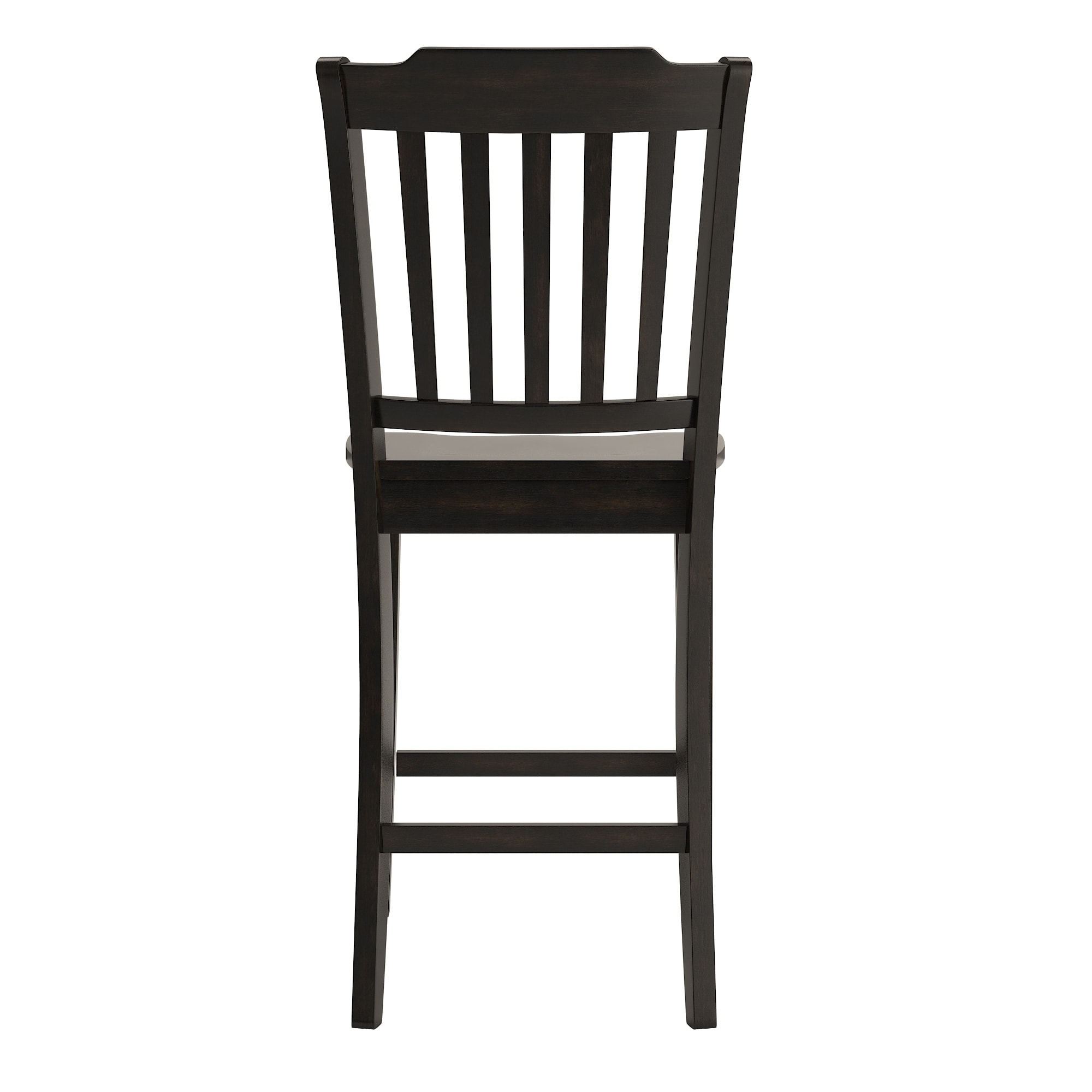 Eleanor slat back wood swivel counter stool by inspire q store classic