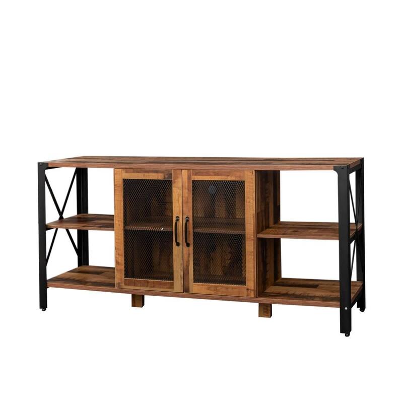 Modern Horizontal Wood TV Stands for Living Room