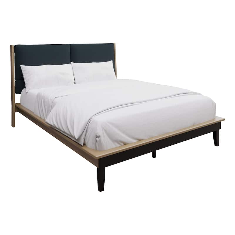 CraftPorch Mid-Century Wooden Platform Bed
