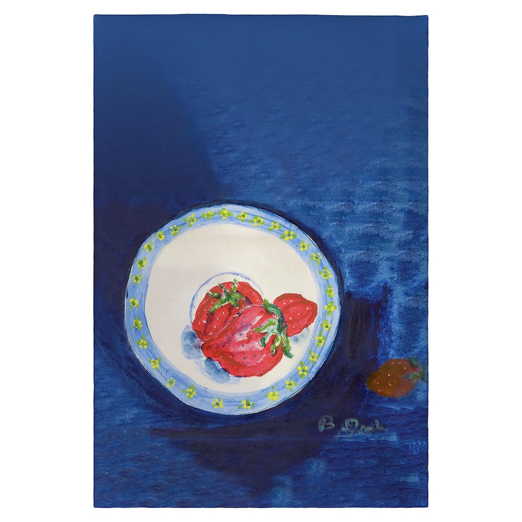Strawberry Plate Guest Towel - 20x20