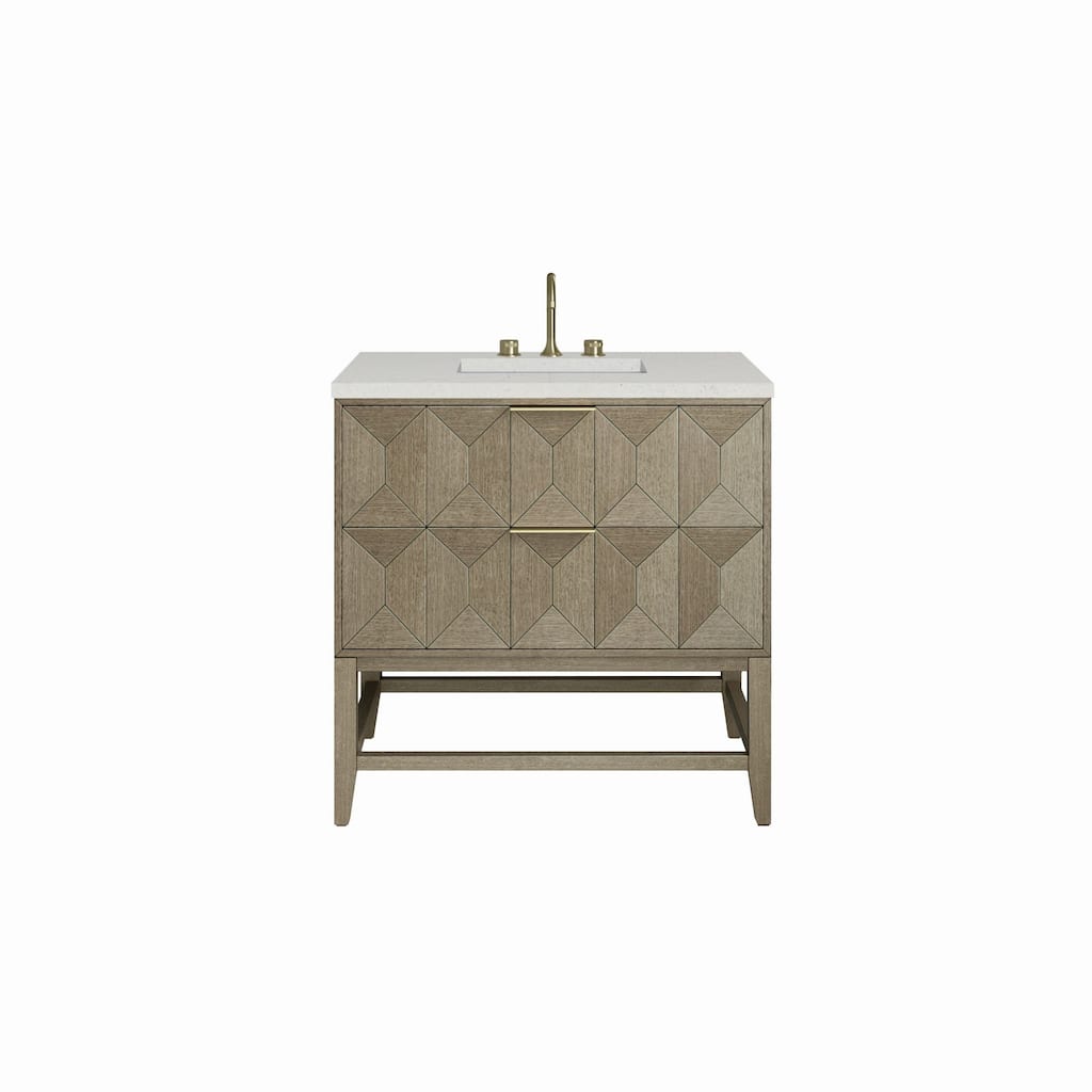 James Martin Vanities D100-V36-3LDL Emmeline 36" Single Basin Ash Wood