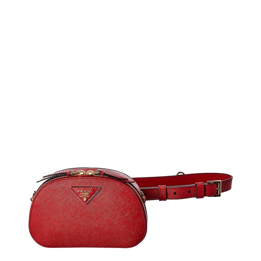 prada odette saffiano leather belt bag
