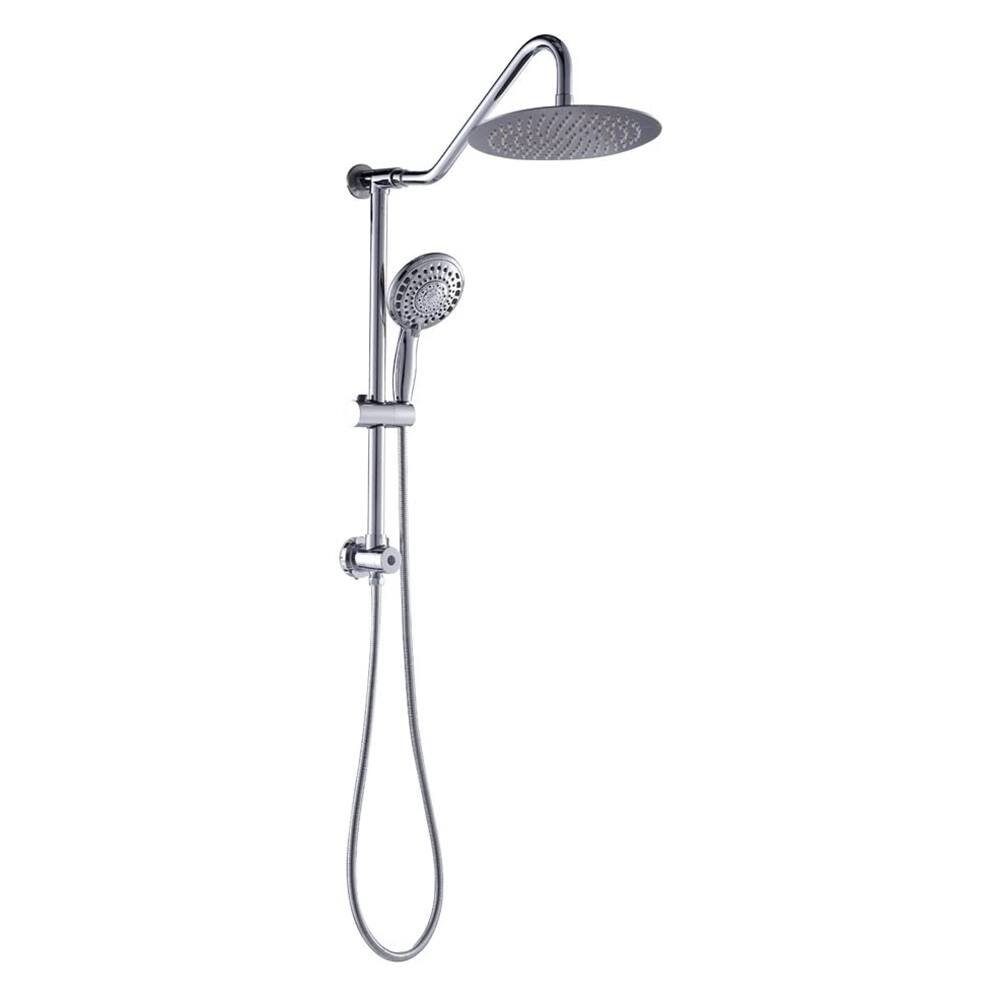 10 Inch Chrome Rain Shower Head with Handheld