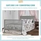 preview thumbnail 5 of 3, Dream On Me Cape Cod 5 in 1 Convertible Crib - Storm Grey