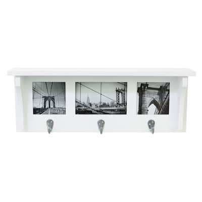 kieragrace KG Riley Collage Shelf - White - 19"