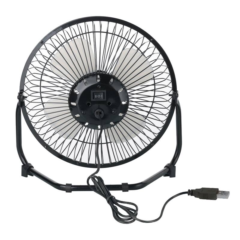 Modern Designs BreezeCore Mini, 8” USB-Powered High Velocity Fan with Dual Speeds and Tilt Control