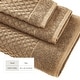 preview thumbnail 29 of 193, Linery & Co. Cotton Diamond Waffle Texture Bath Towels.