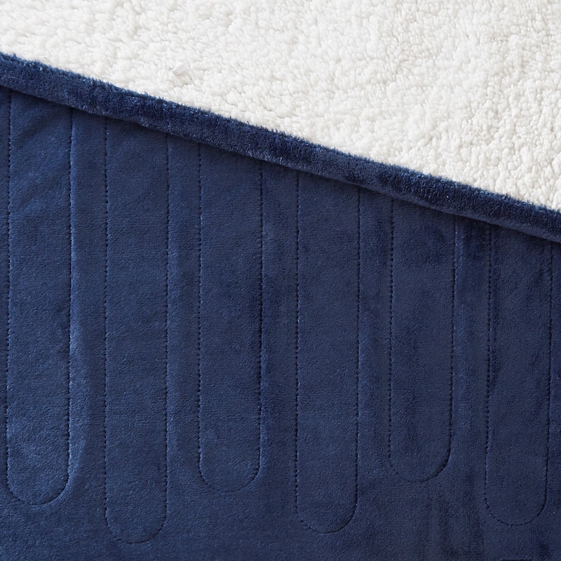 Woolrich Heated Plush to Berber Throw