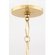 preview thumbnail 7 of 5, Hudson Valley Landon 4-Light Pendant with White Belgian Linen Shade