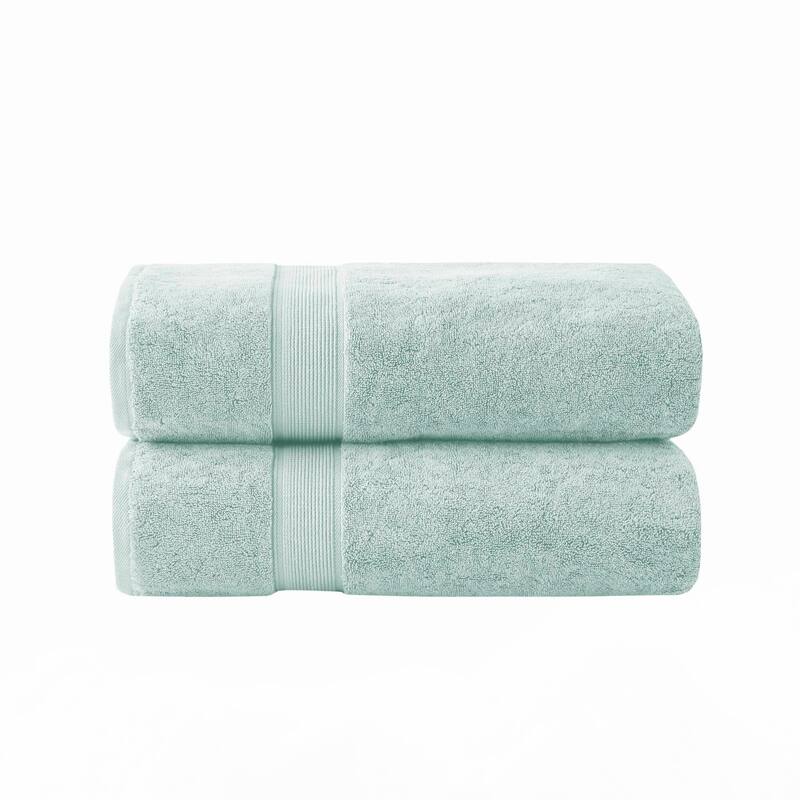2PK Ultra-Soft Cotton Absorbent Towel Set Seafoam