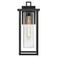 preview thumbnail 6 of 7, Lark 81424 Mateo 17" Tall Outdoor Wall Sconce with Clear Glass Shade