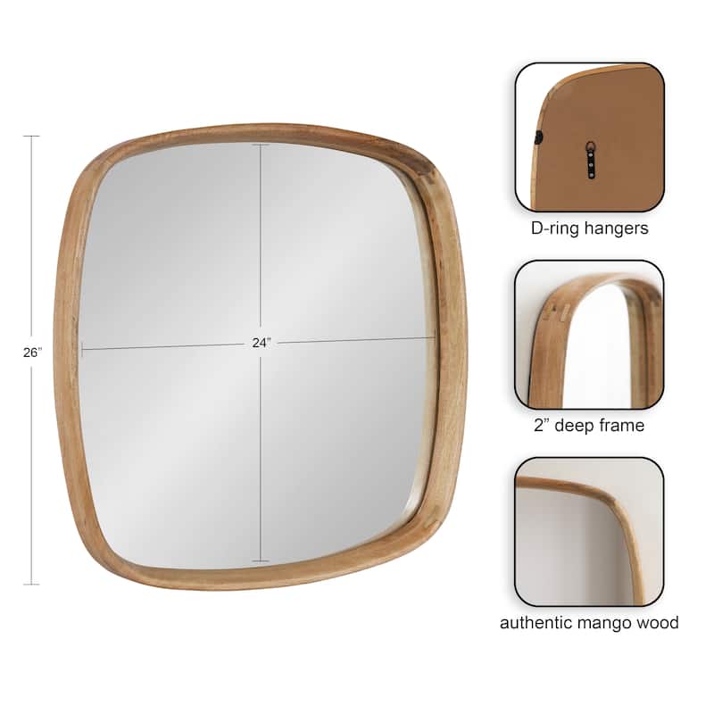 Kate and Laurel Prema Framed Wall Mirror