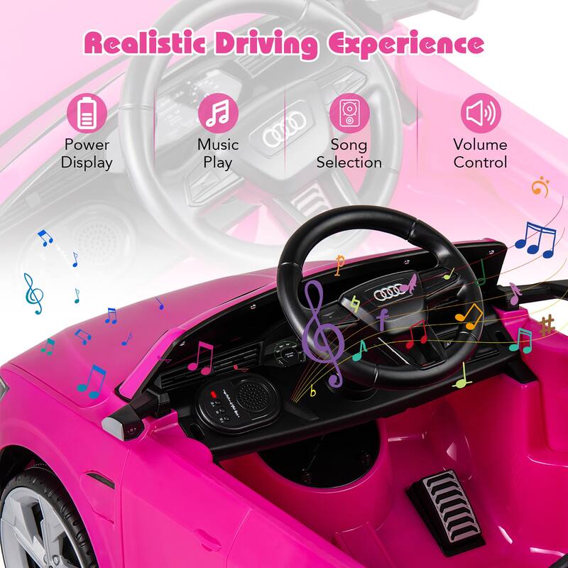 Gymax 12V Kids Ride On Car w/Remote Control 4 Wheels Suspension 3