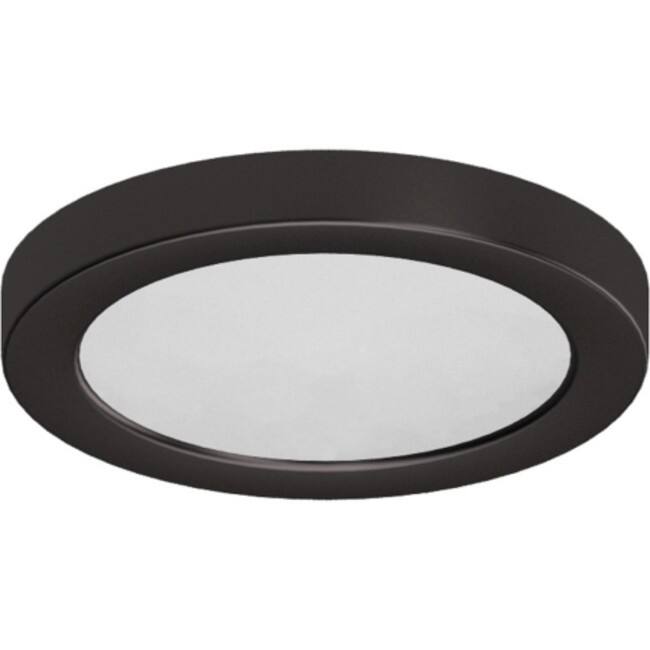Volume Lighting Single Light 8" Wide Integrated LED Flush Mount