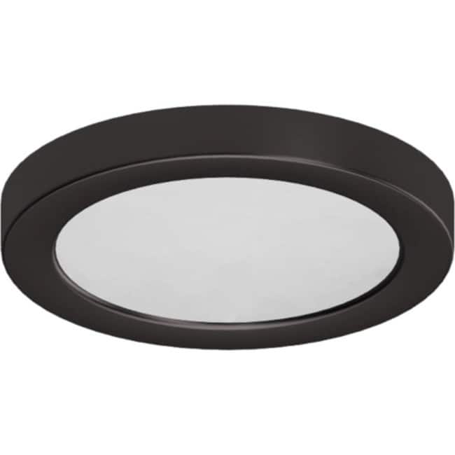 Volume Lighting Single Light 8" Wide Integrated LED Flush Mount