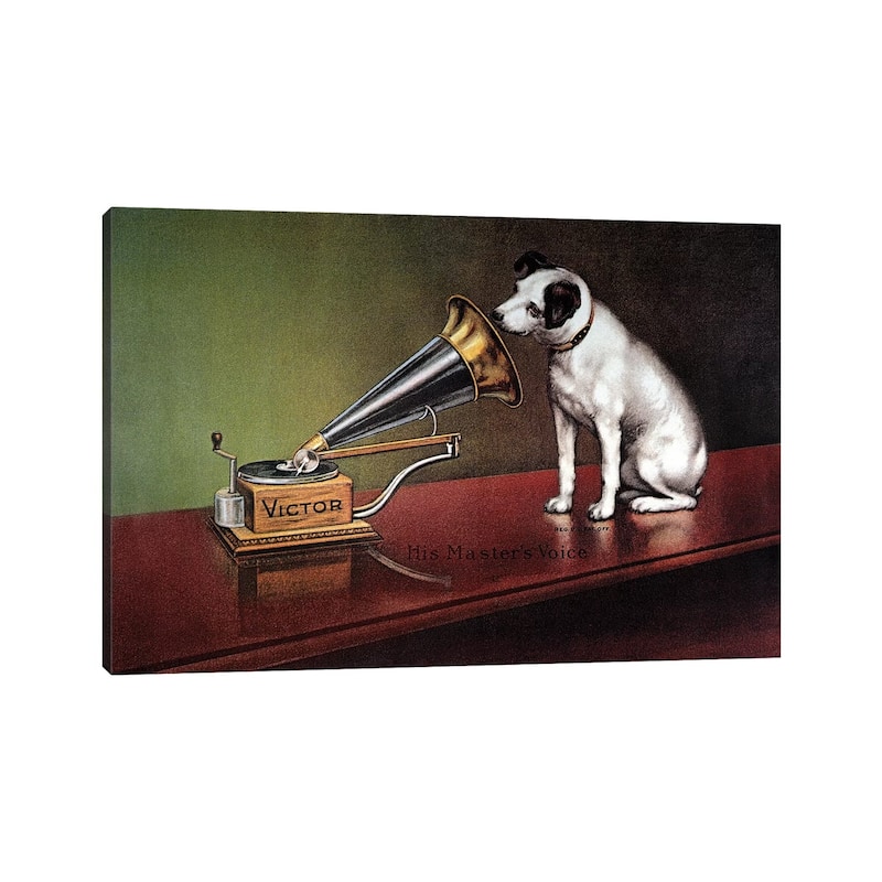 iCanvas "RCA Victor Trademark" by Unknown Canvas Print