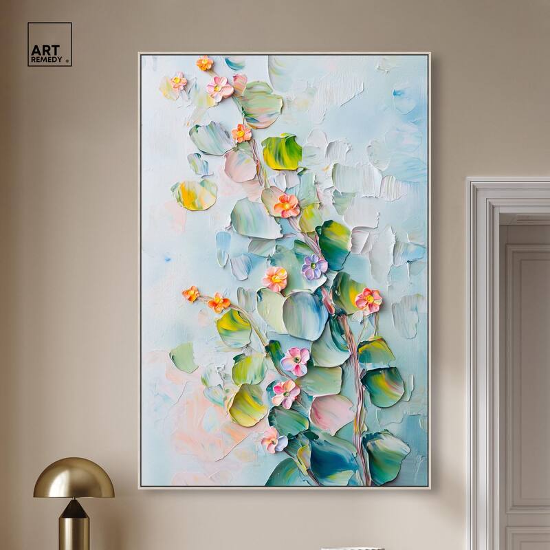 Textured Tendrils I Canvas by Art Remedy