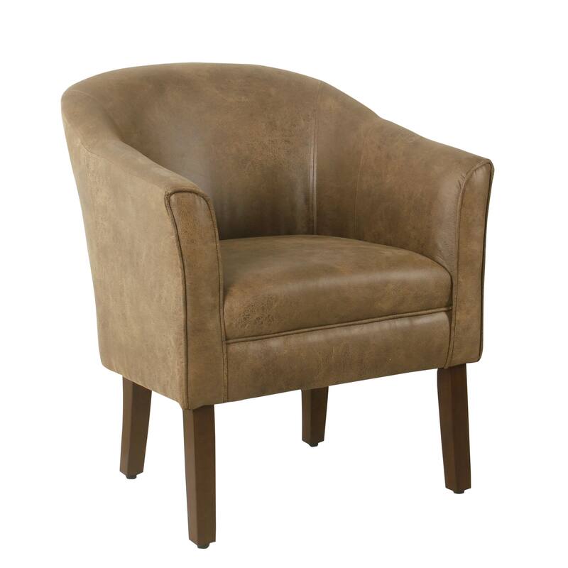 Porch & Den Kingswell Upholstered Barrel Accent Chair