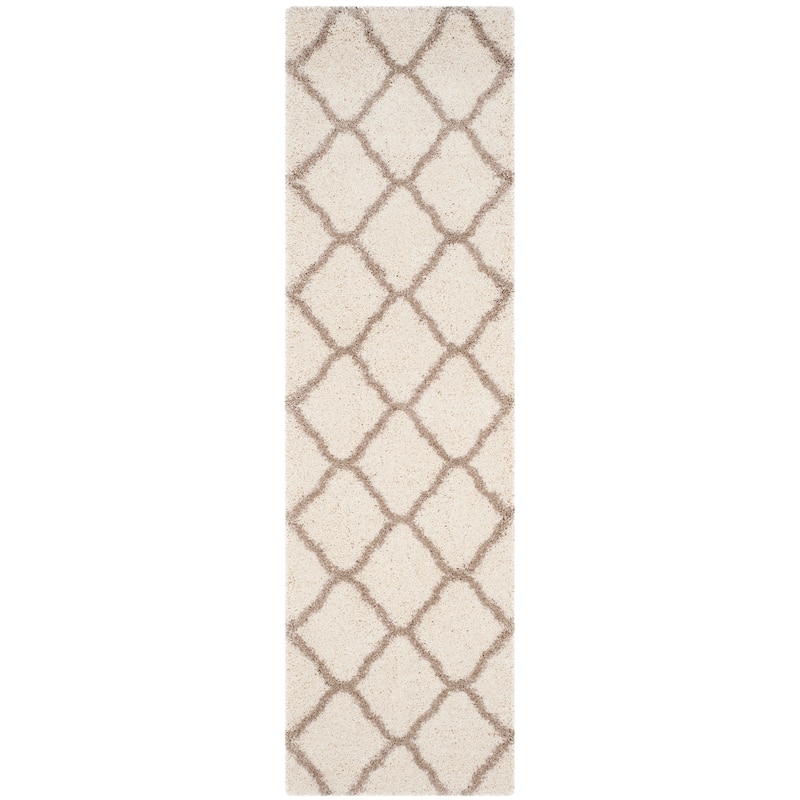 SAFAVIEH Hudson Shag Athena Trellis 2-inch Thick Rug