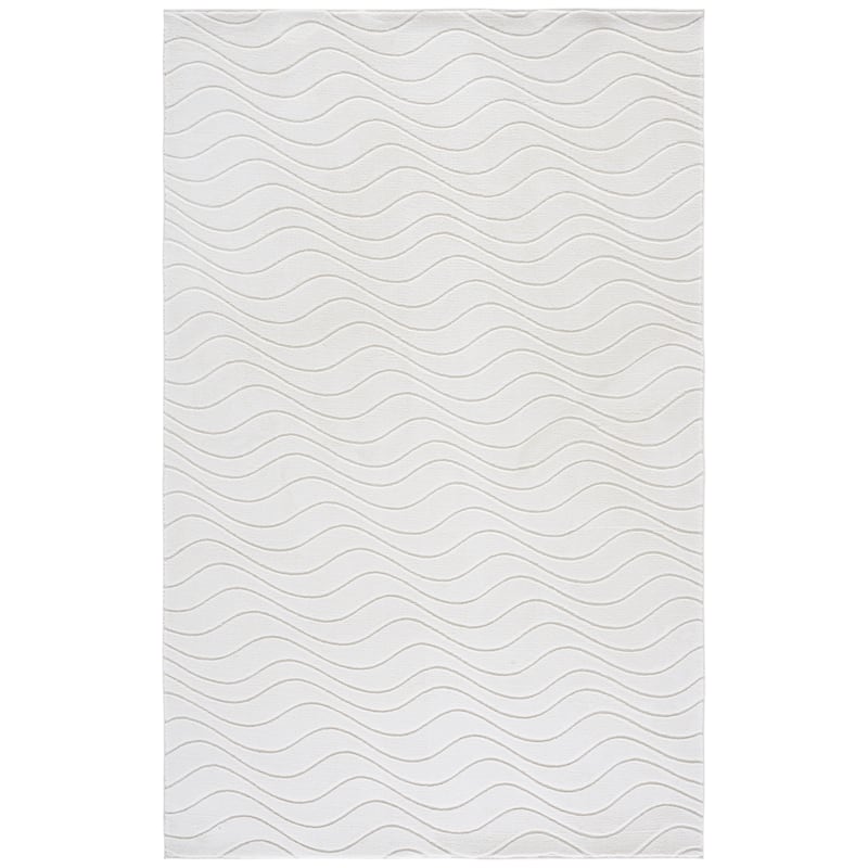 SAFAVIEH Versailles Sabila Solid & Tonal Rug - 5' x 8' - Ivory