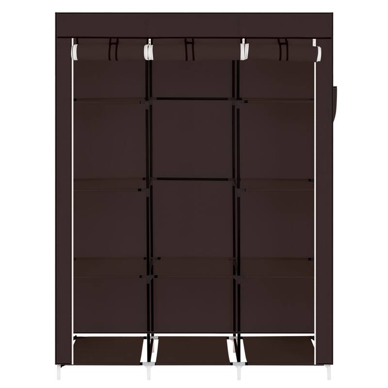 Portable Closet Organizer Wardrobe Storage Organizer with 10 Shelves