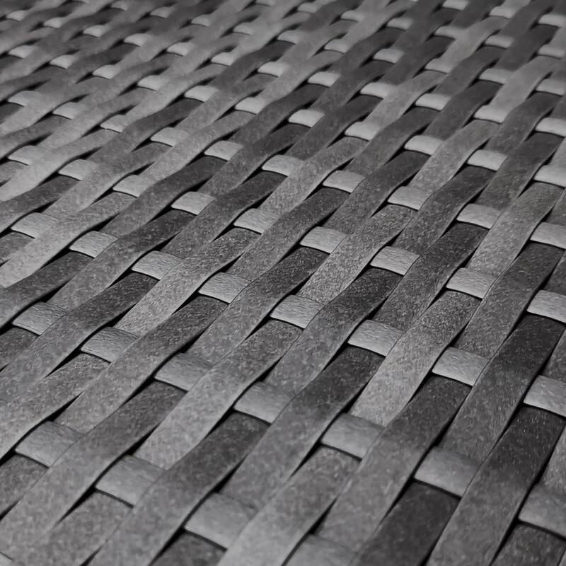 Outdoor Wicker Rattan Ottomans with Soft Cushions (Set of 2)