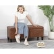 preview thumbnail 15 of 48, Adeco Storage Ottoman 41" Tufted Bench for Living Room Bedroom